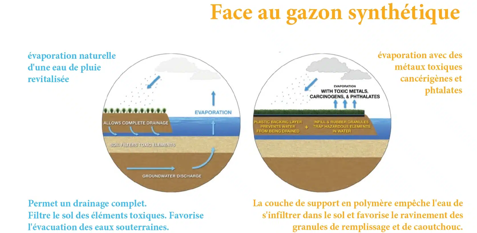 gazon synthetique versus gazon hybride