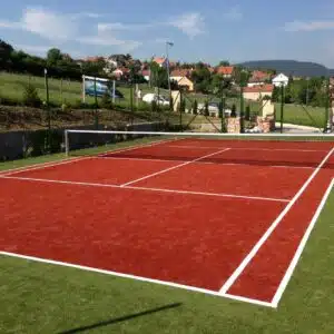 Court de tennis gazon synthetique 20 mm