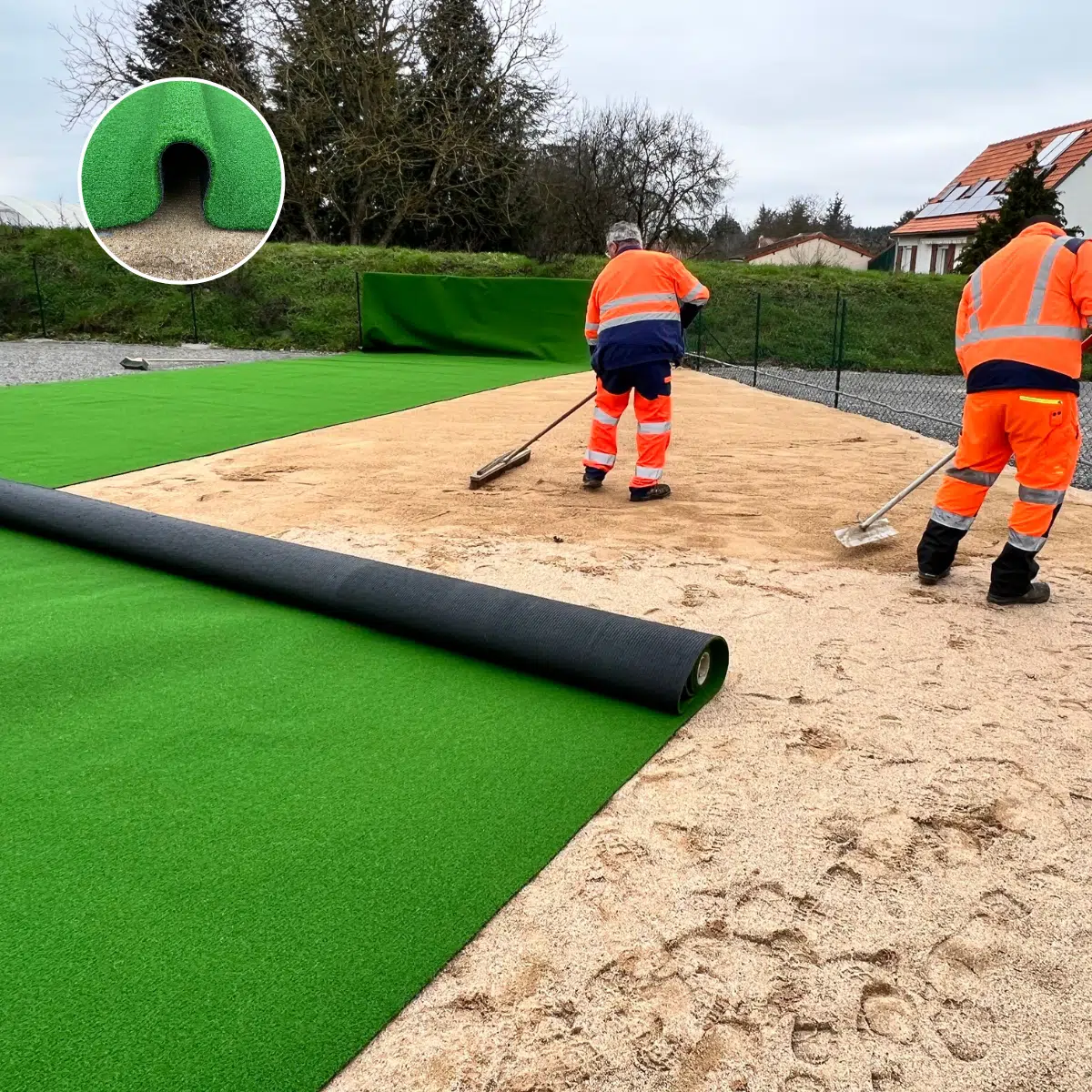 pelouse artificielle pour aire de jeux pour enfant