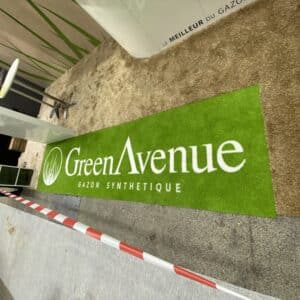 gazon synthétique personnalisable et sur mesure Green Avenue Graphik' Signature