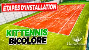 Vignette YouTube gazon synthétique kit Tennis Green Avenue