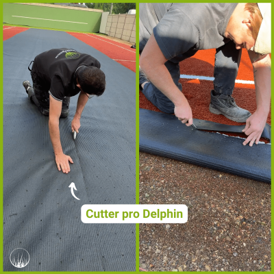 Cutter pro Delphin pour gazon synthétique