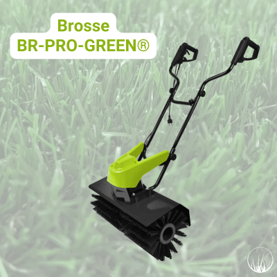 Brosse électrique rotative Green Avenue pour gazons synthétiques