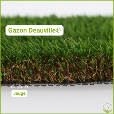 Jauge et dtex gazon synthetique